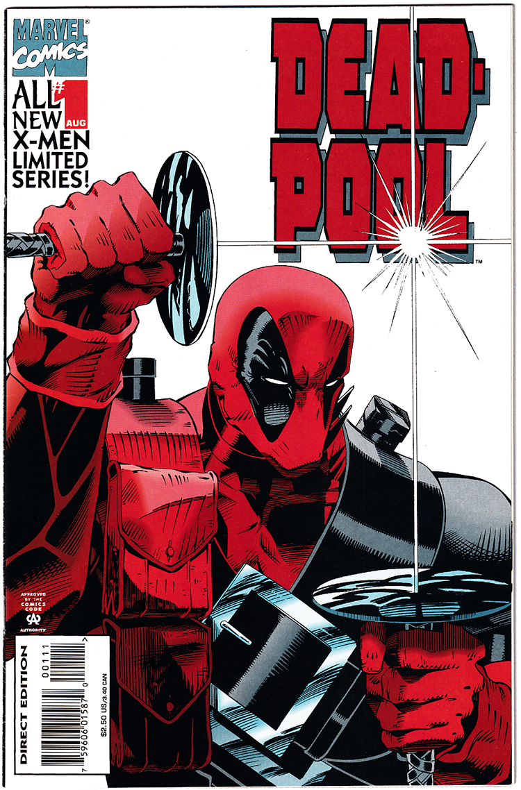 DEADPOOL #1 VF+ (8.0) 1st Mark Waid work at Marvel! Mini-Series 1994
