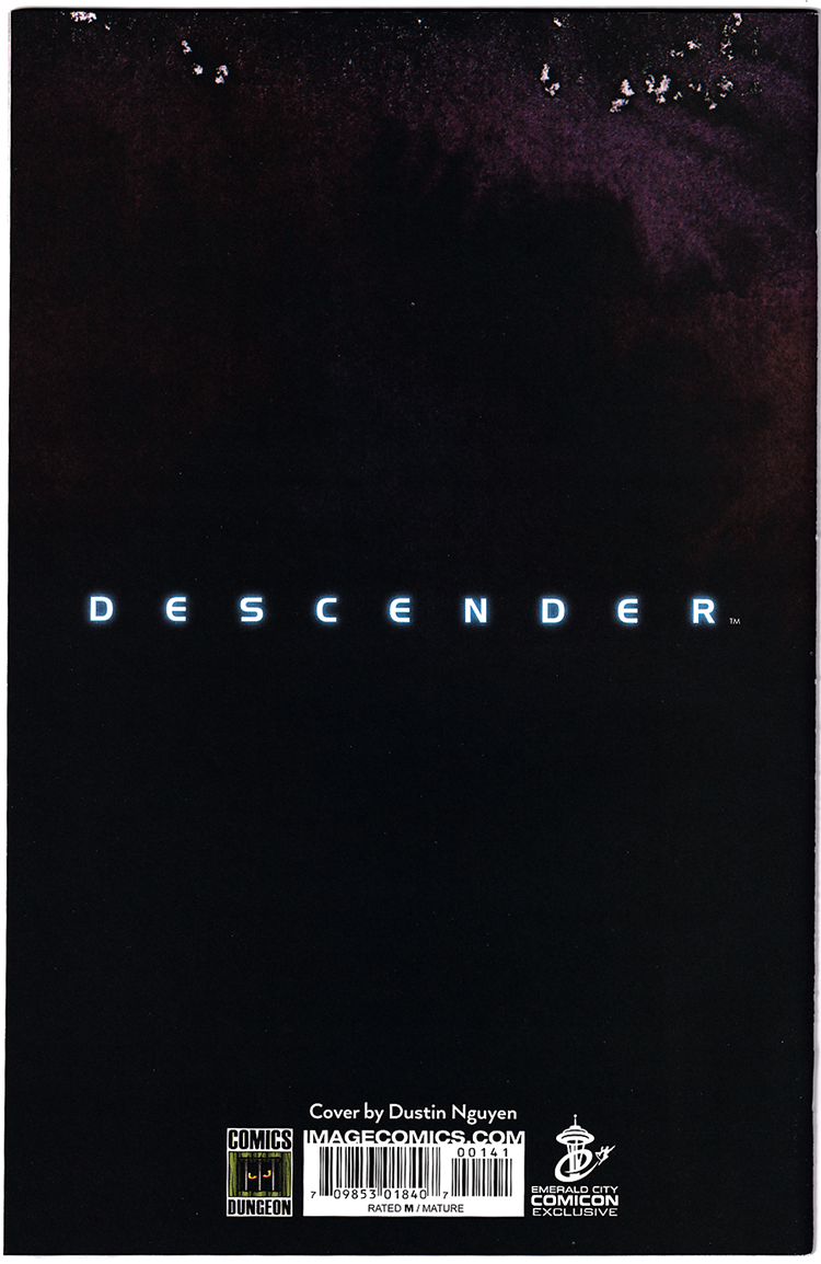 DESCENDER #1 NM+ (9.6) Emerald City Comic Con exclusive! 2015