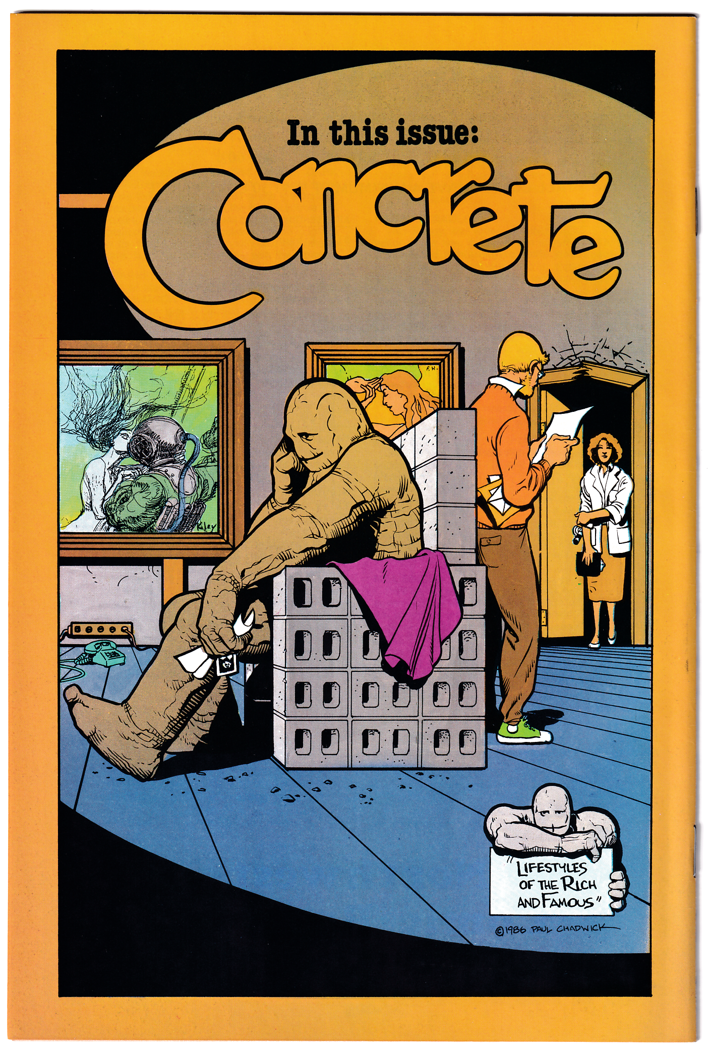 DARK HORSE PRESENTS #1 NM- (9.2) 1st app. CONCRETE! Movie coming! 1986