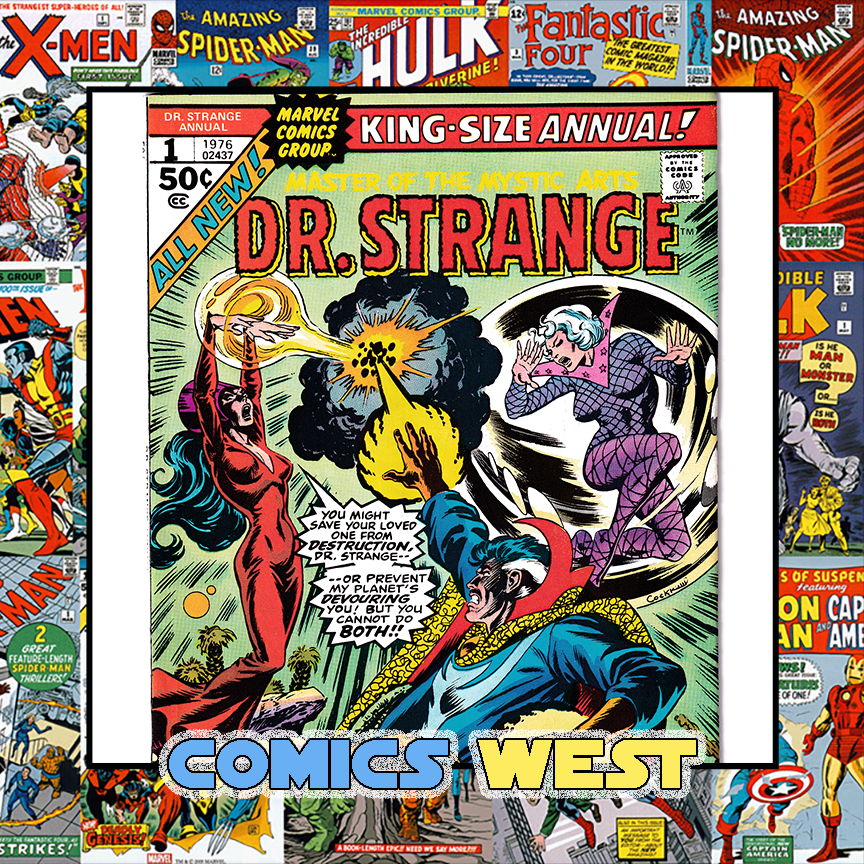 DR. STRANGE ANNUAL #1 FN/VF (7.0) Soul Mirror! Clea! Dave Cockrum cover! 1974