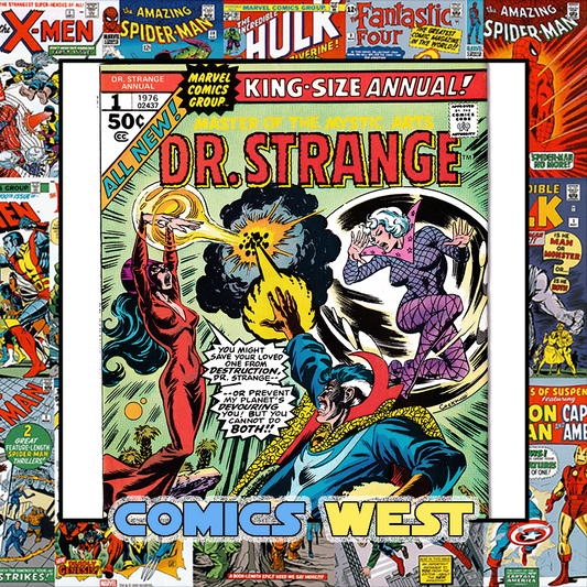 DR. STRANGE ANNUAL #1 FN/VF (7.0) Soul Mirror! Clea! Dave Cockrum cover! 1974