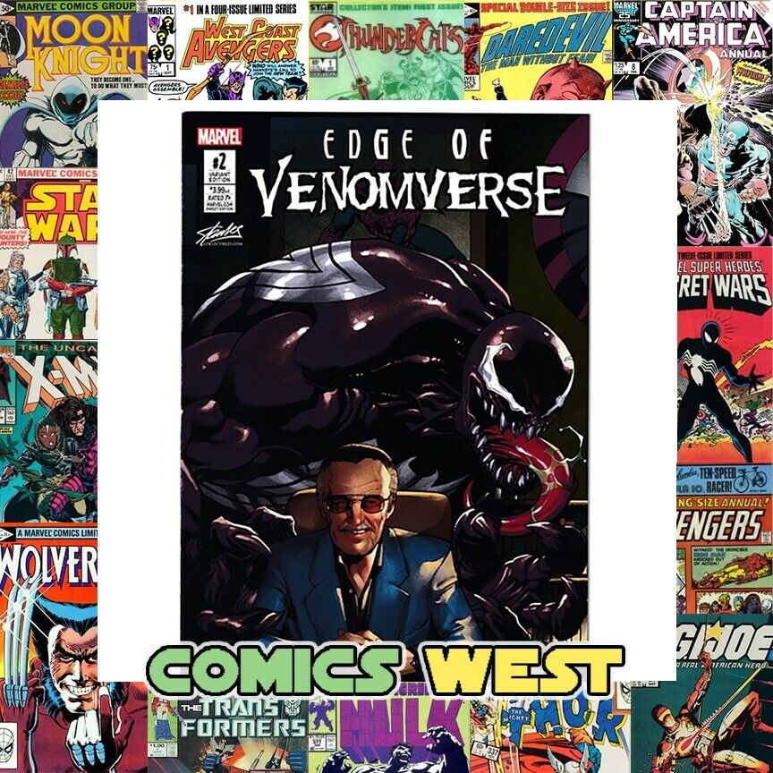 EDGE OF VENOMVERSE #2 NM+ (9.6) Stan Lee SDCC variant!