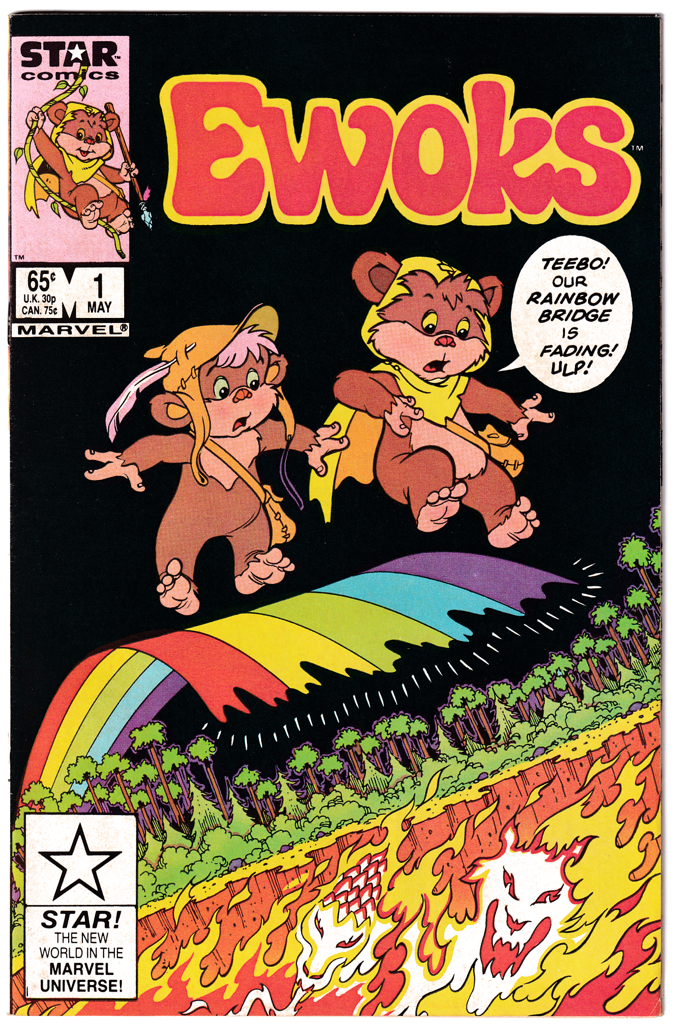 EWOKS #1 VF+ (8.5) Wicket! Teebo! 1985 Star Comics