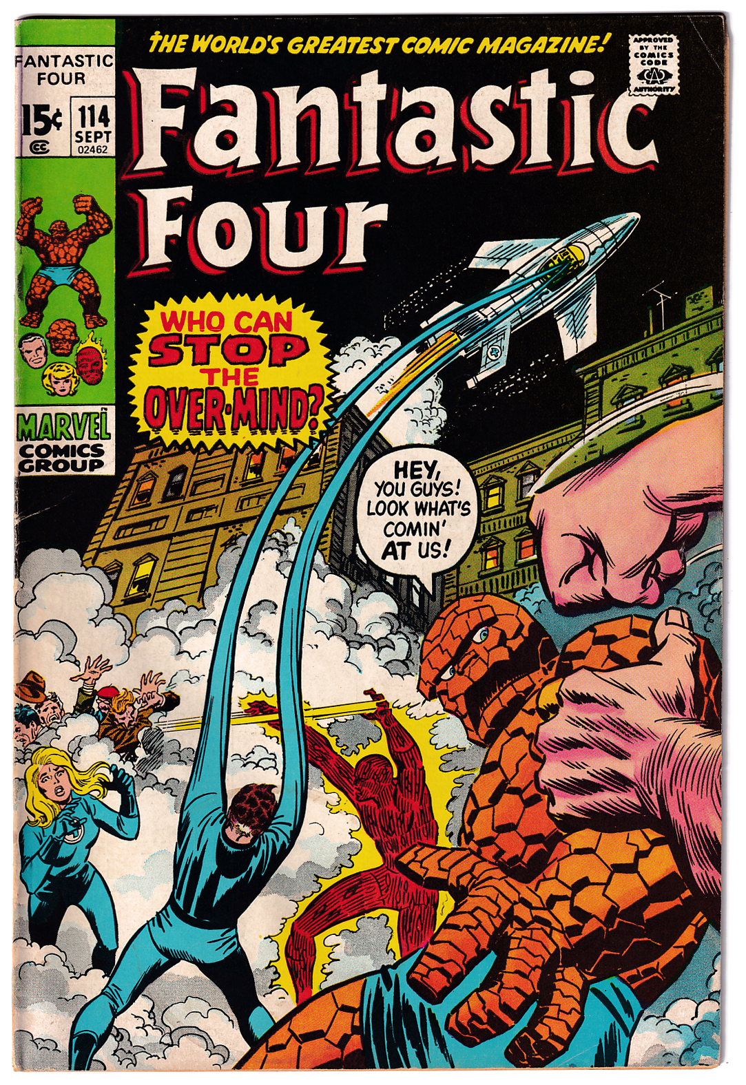 FANTASTIC FOUR #114 FN- (5.5) The Watcher! Hulk! 1971