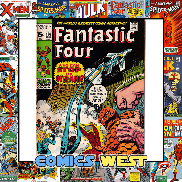 FANTASTIC FOUR #114 FN- (5.5) The Watcher! Hulk! 1971
