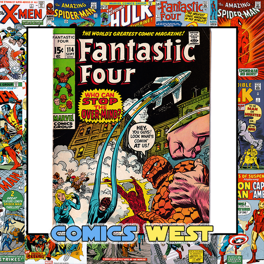 FANTASTIC FOUR #114 FN- (5.5) The Watcher! Hulk! 1971