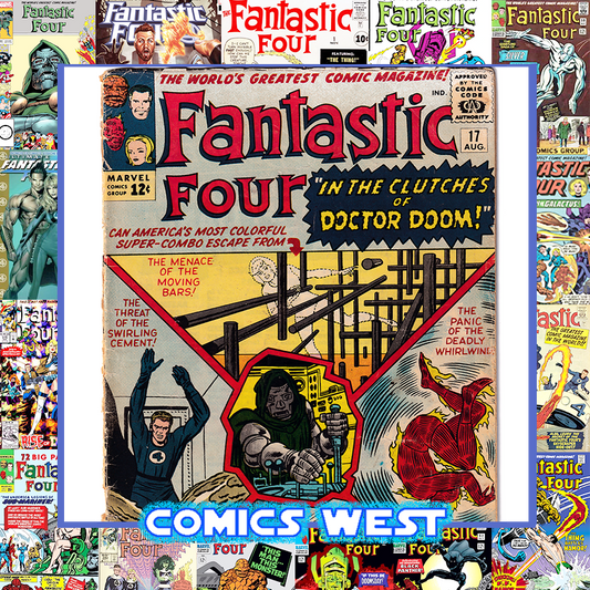 FANTASTIC FOUR #17 GD (2.0) Doctor Doom! Jacky Kirby! 1963