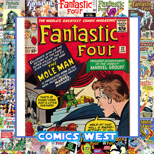 FANTASTIC FOUR #22 FN- (5.5) 2nd app. MOLE MAN! Jack Kirby! 1964