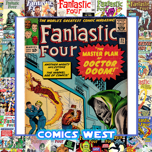 FANTASTIC FOUR #23 VG (4.0) Doctor Doom! 1st app. Terrible Trio! 1964