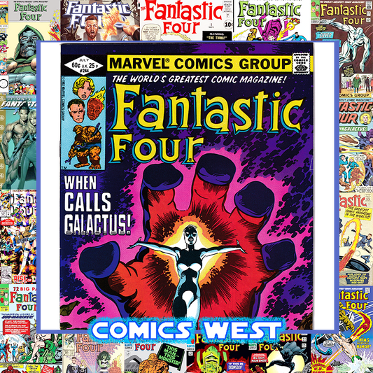 FANTASTIC FOUR #244 VF- (7.5) 1st app. FRANKIE RAY as NOVA! 1982