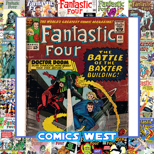 FANTASTIC FOUR #40 GD (2.0)  Daredevil! Doctor Doom! 1965