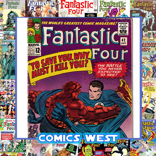FANTASTIC FOUR #42 VG- (3.5)  Mr. Fantastic vs. Thing! 1965