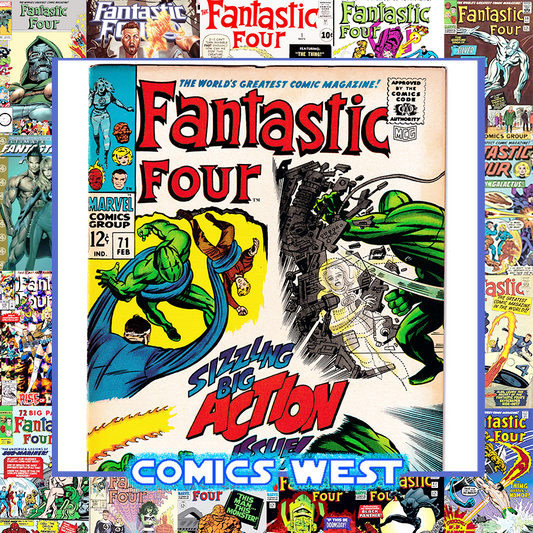 FANTASTIC FOUR #71 FN- (5.5) Mad Thinker! Crystal! FF vs. Robots! 1968