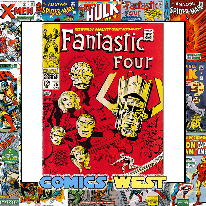 FANTASTIC FOUR #75 VG/FN (5.0) Galactus! Silver Surfer! 1968