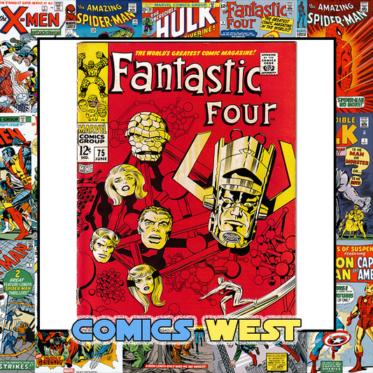 FANTASTIC FOUR #75 VG/FN (5.0) Galactus! Silver Surfer! 1968
