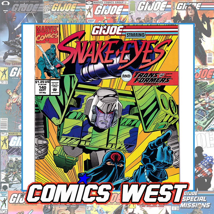 GI JOE #140 NM (9.4) Transformers crossover! High grade! 1993