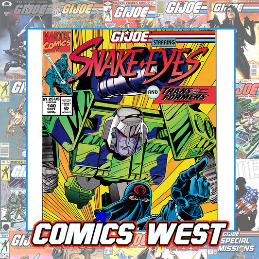 GI JOE #140 NM (9.4) Transformers crossover! High grade! 1993