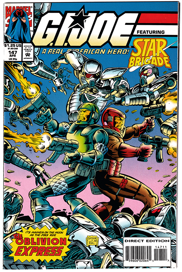 GI JOE #147 NM (9.4) Star Brigade! Low print run - scarce! 1994