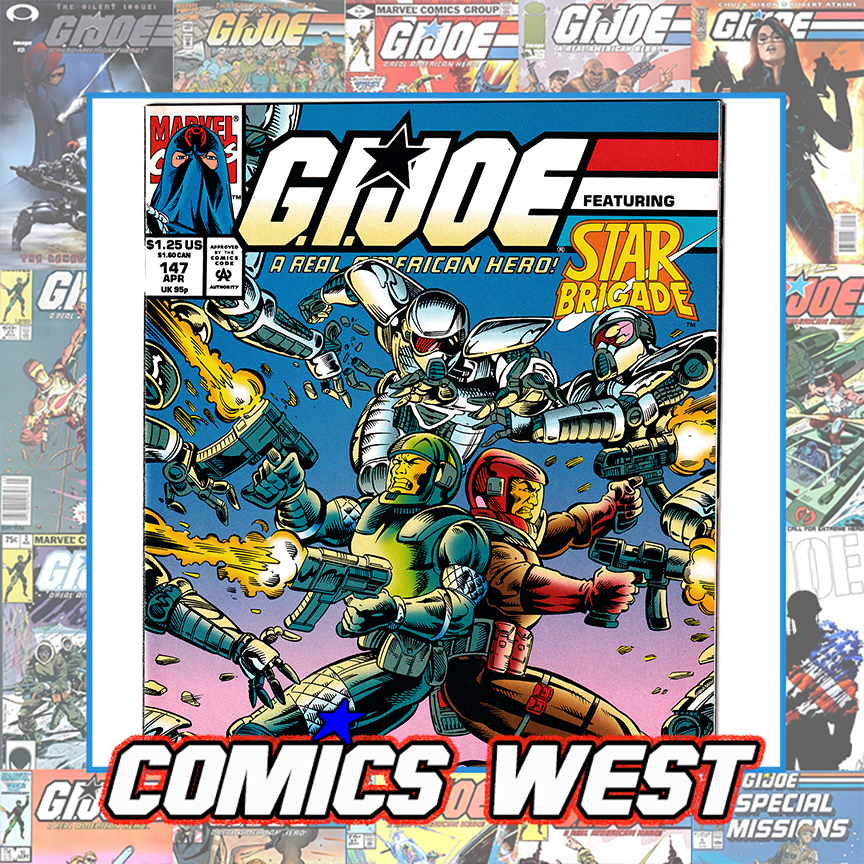 GI JOE #147 NM (9.4) Star Brigade! Low print run - scarce! 1994