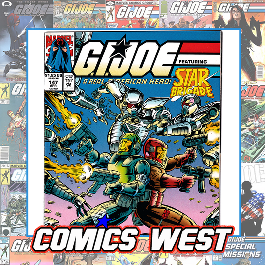 GI JOE #147 NM (9.4) Star Brigade! Low print run - scarce! 1994