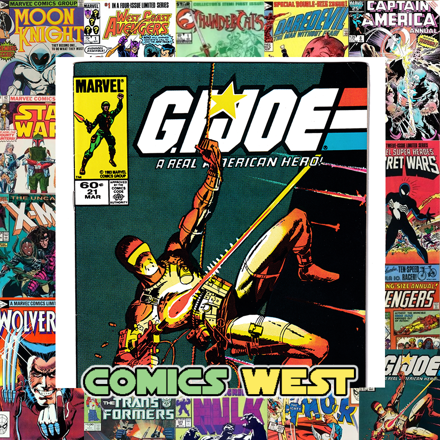 GI JOE #21 VF- (7.5) 1st app. STORM SHADOW! Key! Rare third print! 1984