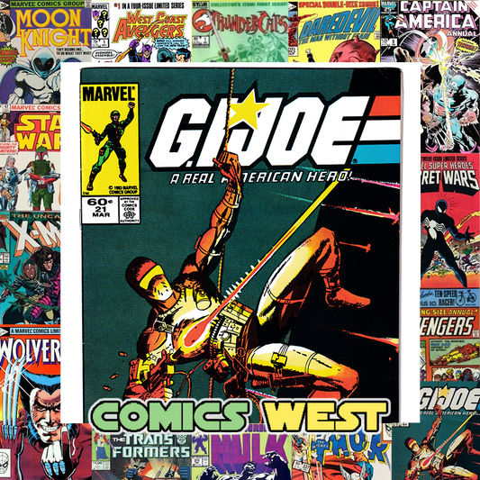GI JOE #21 VF- (7.5) 1st app. STORM SHADOW! Key! Rare third print! 1984