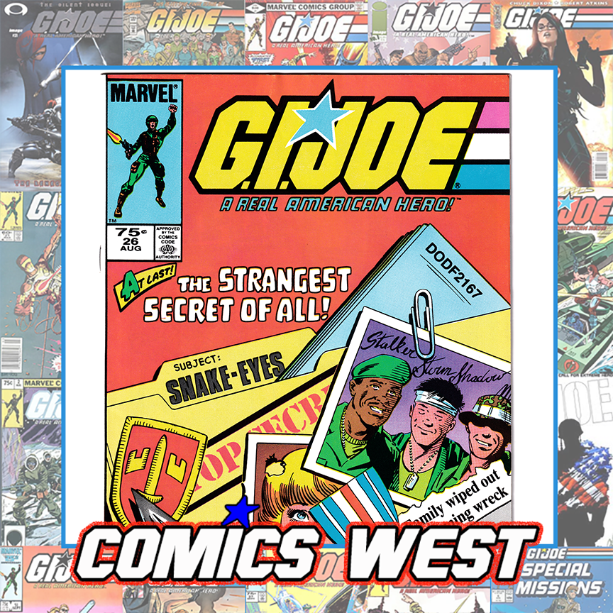 GI JOE #26 VF (8.0) Part 1 origin of SNAME EYES! 1984