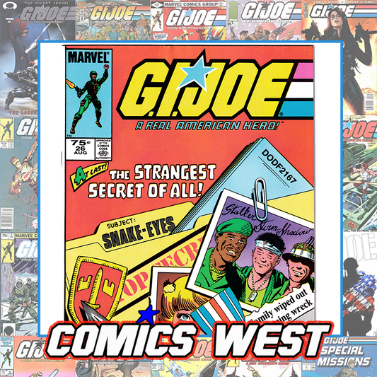 GI JOE #26 VF (8.0) Part 1 origin of SNAME EYES! 1984