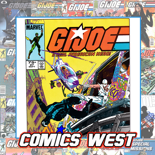 GI JOE #27 Part 2 origin of Snake Eyes! Storm Shadow battle! 1984