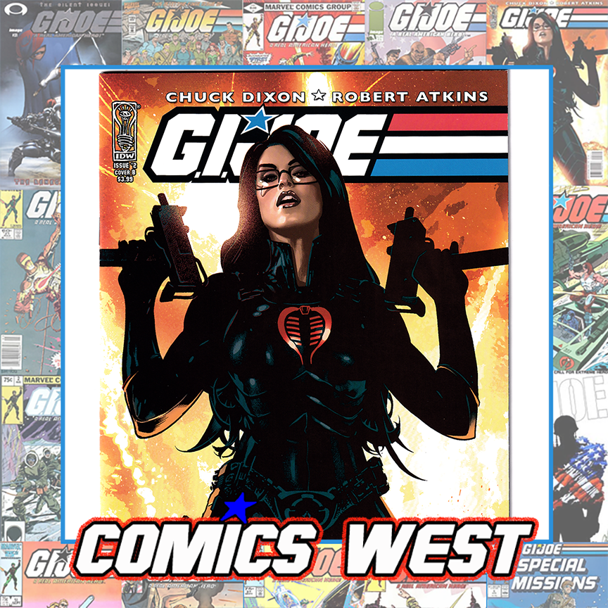 GI JOE #2 NM- (9.2) Adam Hughes variant Baroness cover! IDW 2009