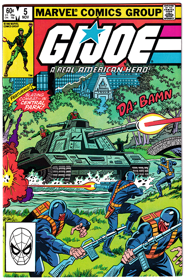 GI Joe #5 VF (8.0) MOBAT! Larry Hama! Don Perlin! 1982