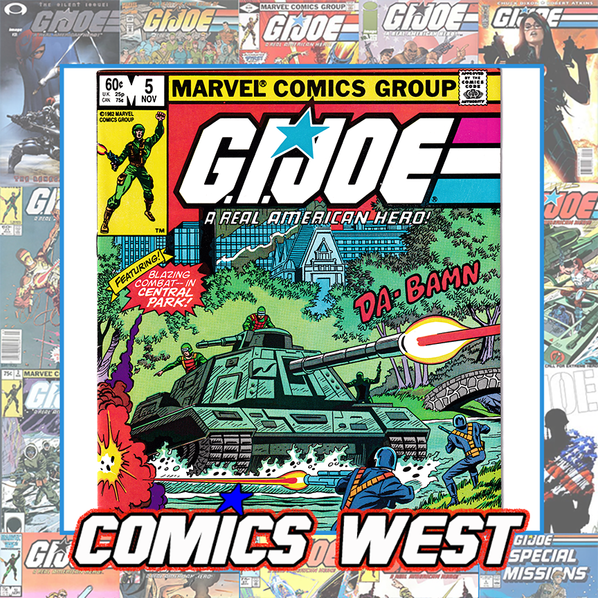 GI Joe #5 VF (8.0) MOBAT! Larry Hama! Don Perlin! 1982