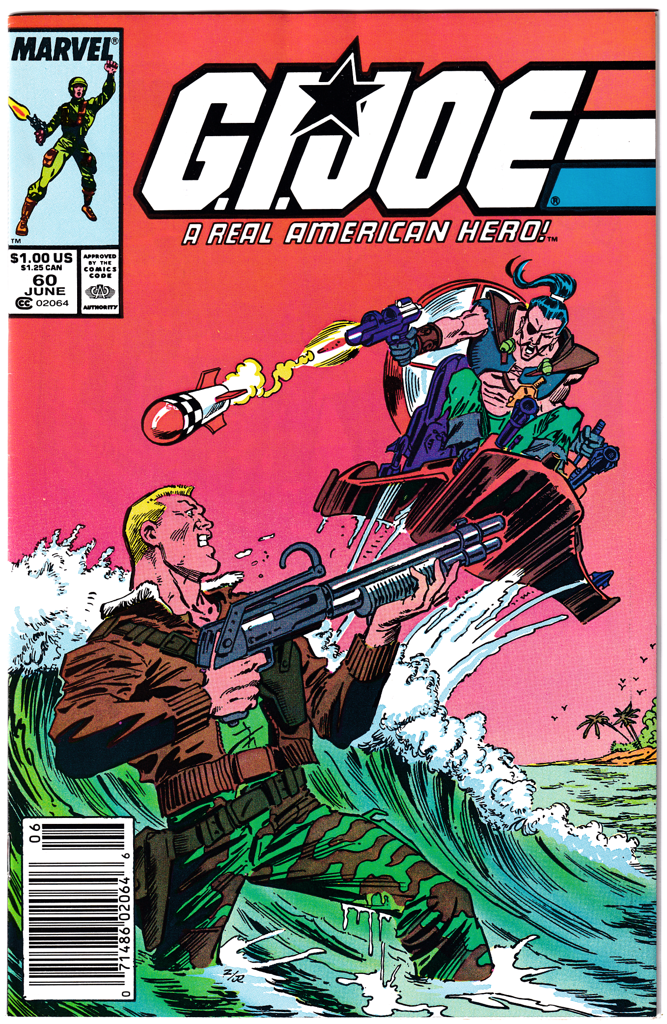 GI JOE #60 NM- (9.2) Todd McFarlane art! 1st app. Chuckles! 1987