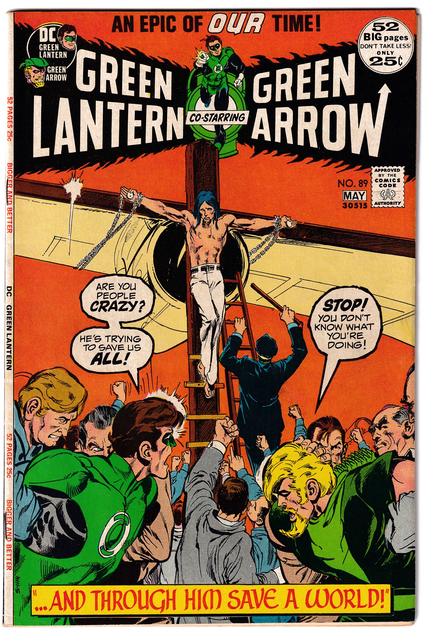 GREEN LANTERN #89 VF- (7.5) Neal Adams cover and art! 1972