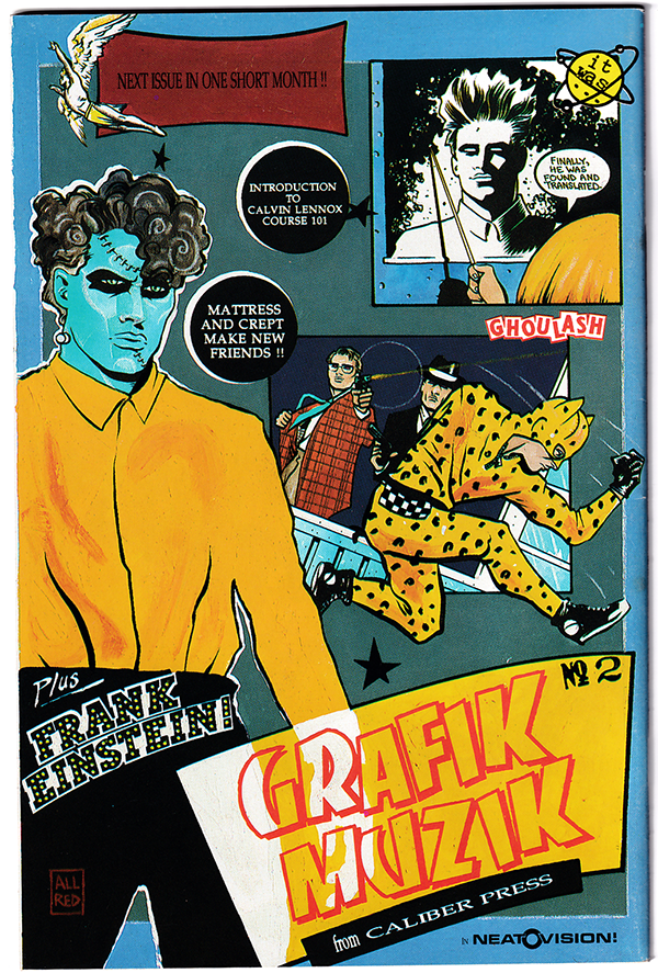 GRAFIK MUZIK #1 VF/NM (9.0) 1st app. FRANK EINSTEIN! Mike Allred! Madman! (1990)