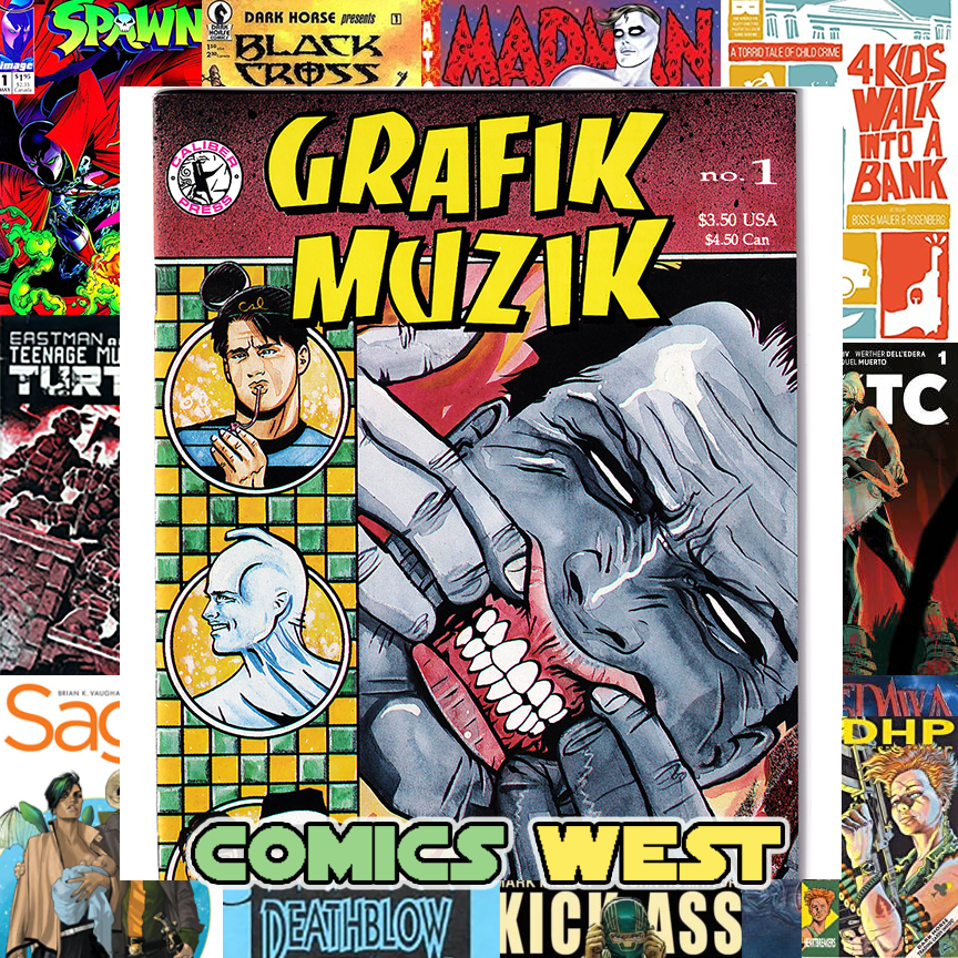 GRAFIK MUZIK #1 VF/NM (9.0) 1st app. FRANK EINSTEIN! Mike Allred! Madman! (1990)