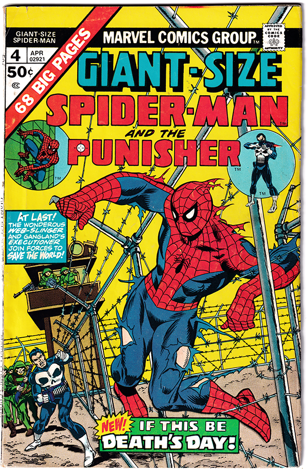 GIANT SIZE SPIDER-MAN #4 VG/FN (5.0) 3rd app. PUNISHER! 1975