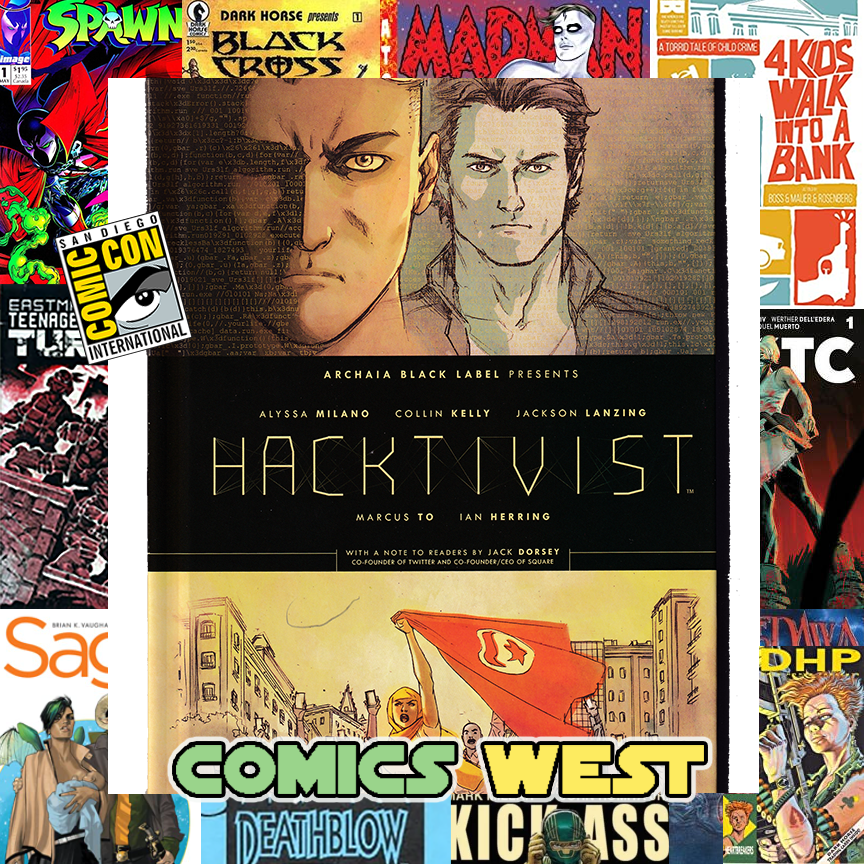 HACKTIVIST Hardcover SDCC Exclusive! #44/200 - Signed by Alyssa Milano!