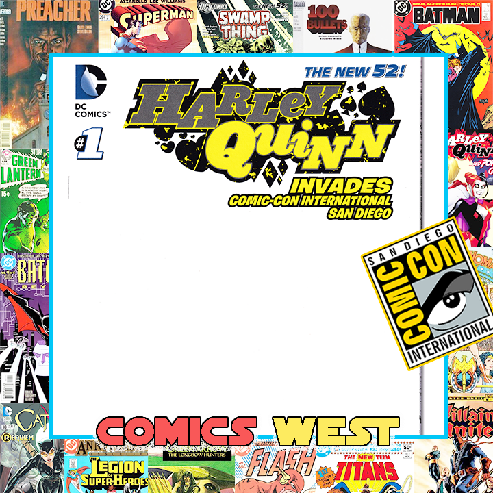 HARLEY QUINN INVADES SDCC NM (9.4) Sketch cover exclusive! 2014