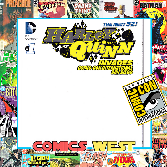 HARLEY QUINN INVADES SDCC NM (9.4) Sketch cover exclusive! 2014