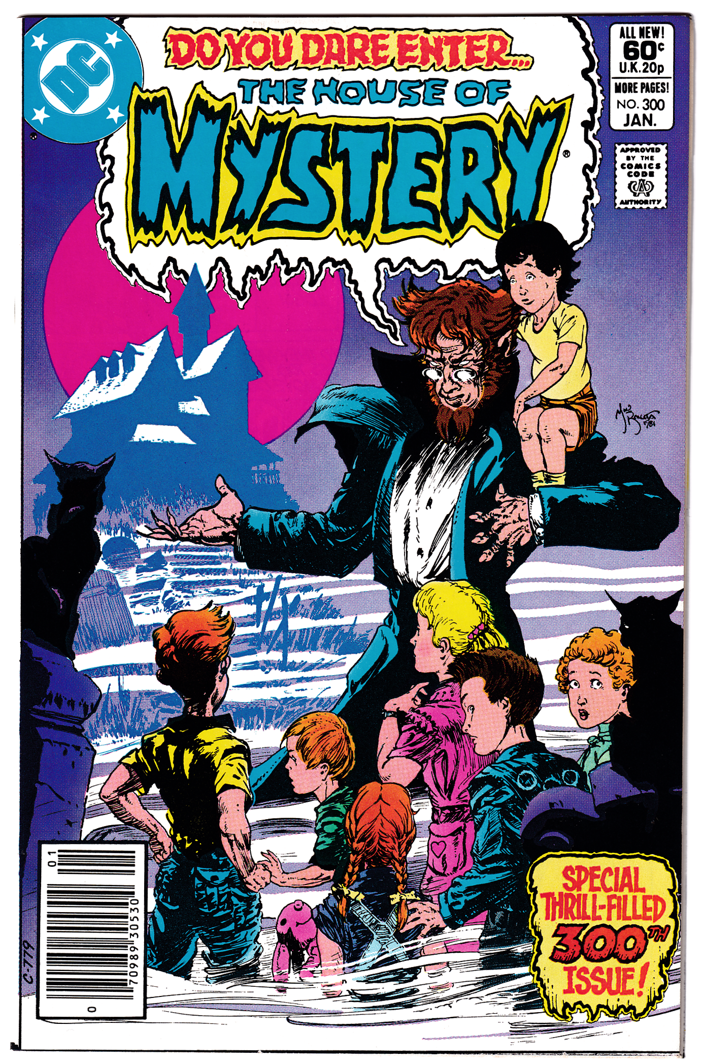 HOUSE OF MYSTERY #300 NM- (9.2) Kaluta cover! Todd McFarlane letter to editor!