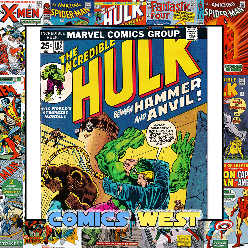 INCREDIBLE HULK #182 FN/VF (7.0) 3rd app. WOLVERINE! MVS missing