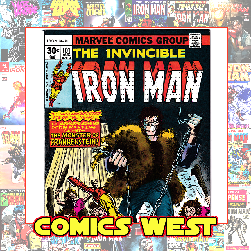 IRON MAN #101 FN/VF (7.0) 1st app. Dreadknight! Frankenstein! 1977