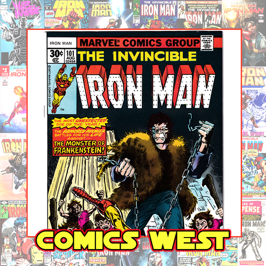 IRON MAN #101 FN/VF (7.0) 1st app. Dreadknight! Frankenstein! 1977