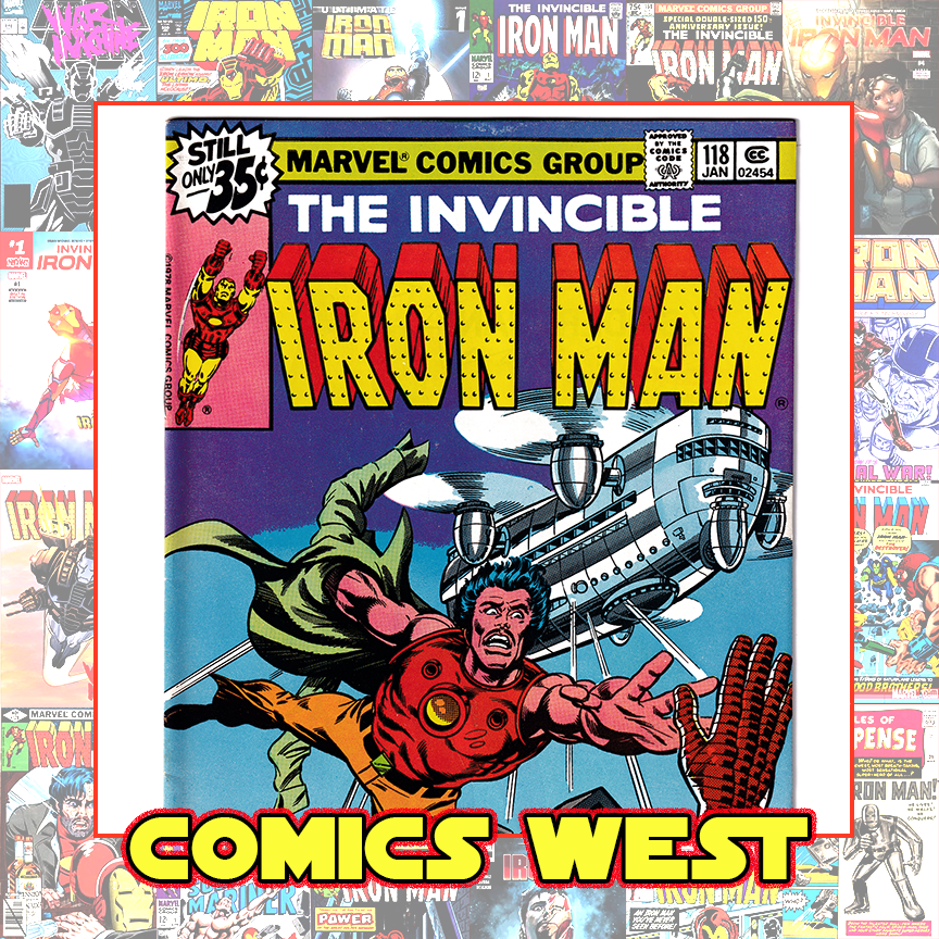 IRON MAN #118 VF (8.0) 1st app. JAMES RHODES! Key! 1979