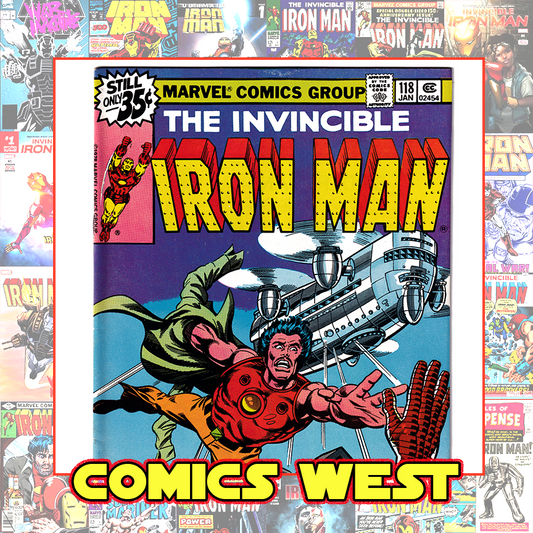 IRON MAN #118 VF (8.0) 1st app. JAMES RHODES! Key! 1979
