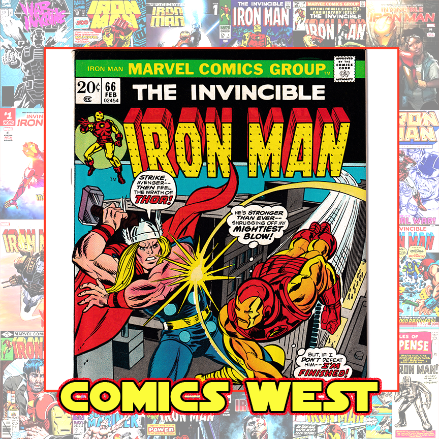 IRON MAN #66 VF- (7.5) Thor vs. Iron man! 1974