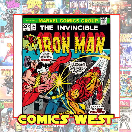 IRON MAN #66 VF- (7.5) Thor vs. Iron man! 1974