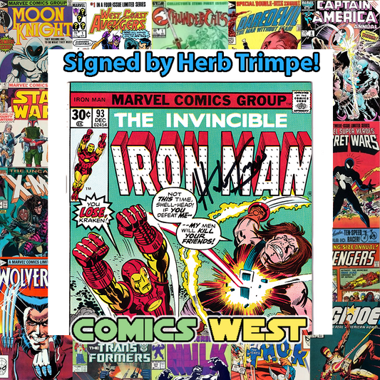 IRON MAN #93 NM- (9.2) Signed by Herb Trimpe! 1976
