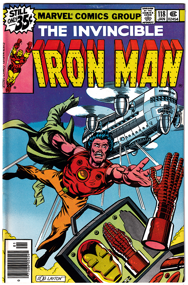 IRON MAN #118 VF (8.0) 1st app. JAMES RHODES! Key! 1979